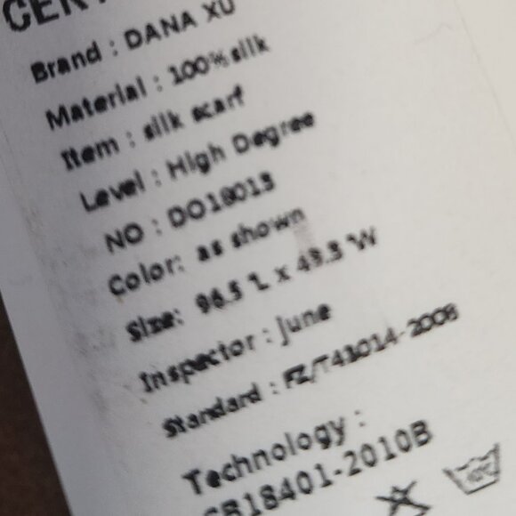 Dana Xu 100 Silk Extra Large Body Scarf Wrap Blue Purple NWT - Picture 6 of 8